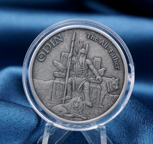 Norse God Series Odin 1 Troy Ounce Silver Proof Antique Anonymous Mint CN728