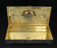 Vintage Sterling Silver Persian 84 Silver Box National Oil Company M1717