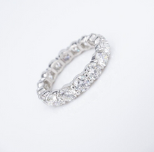 Harry Winston Diamond Eternity Band Ring Platinum 4 carat Size 7 4mm CO1167