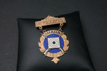 Victorian 14k Enamel 1st Class Marksman Award EIC Rifle Badge US Army 1894 M282