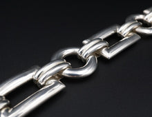 Linda Joslin Sterling Silver Open Circle Toggle Bracelet 7.75" Appraisal BS2568