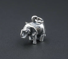 James Avery Elephant Charm Sterling Silver 5/8" 3D HTF Rare Retired CHS1483