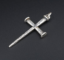 James Avery Nail Cross Sterling Silver Pendant Passion of Christ 1 3/4" PS2068
