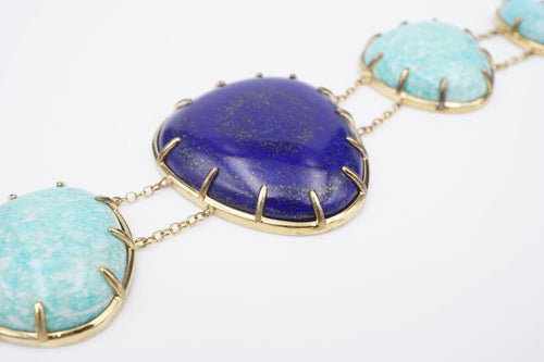 Rarities Carol Brodie Silver Lapis Amazonite 7.5
