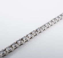 Diamond Tennis Bracelet 14k White Gold 3 ctw Natural 7.25" In Line Classic BG993