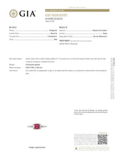 Tiffany Platinum 18k Natural Burma Ruby Diamond Ring Sz 7 GIA 1.6ct Box RG3798