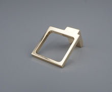 Trisko Opal Ring 14k Yellow Gold Sculpture Modernist Size 6.5 Square RG4378