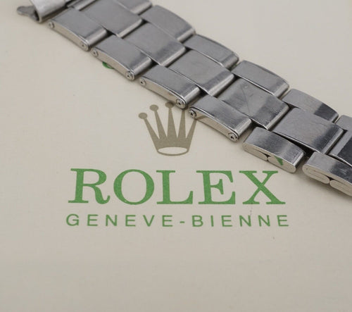 Vintage Rolex Stainless Steel Rivet Link Bracelet 19mm 1960s Original C&I W993