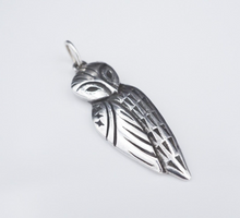 James Avery Owl Pendant Large Sterling Silver 2" Rare Retired PS1978