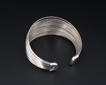 Tiffany & Co Multi-Wire Cuff Bracelet Sterling Silver 7" Retired Design BS2895