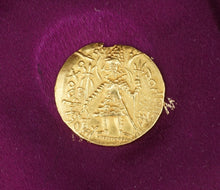 Authentic Kushan Empire Vasudeva I Gold Dinar Gold Coin Indo Greek CN584