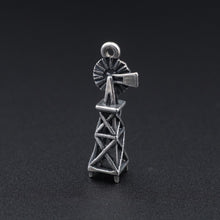 James Avery 3D Windmill Charm Sterling Silver Rare Retired HTF 1" CHS1936