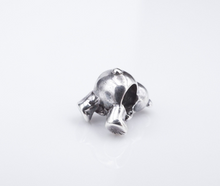 Vintage Teddy Bear Slide Charm 3D Sterling Silver Petite CHS1673