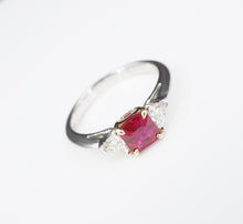 Tiffany Platinum 18k Natural Burma Ruby Diamond Ring Sz 7 GIA 1.6ct Box RG3798