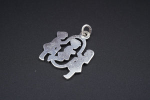 James Avery Girls Jumping Rope Charm Sterling Silver 7/8" Rare Retired CHS1676