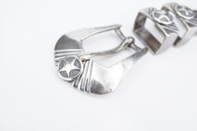 RDM Sterling Silver 4pc Ranger Star Buckle Belt Randall Moore Santa Fe Vtg M1841