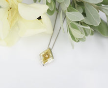 18k White Gold 1ct Natural Yellow Diamond Solitaire Pendant Necklace 18" CO1083B