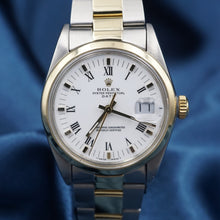 1988 Rolex Oyster Perpetual Date 15053 SS 14k 18k White Dial 34mm W1018