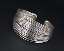 Tiffany & Co Multi-Wire Cuff Bracelet Sterling Silver 7" Retired Design BS2895