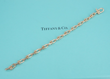 Tiffany & Co. 18k Rose Gold HardWear Small Link Bracelet 6.75" 6.5mm Large BG938