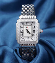 Michelle Deco Madison Mid Stainless Diamond Watch 29mm with Box W974