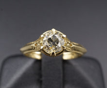 14k GIA VS1 Solitaire 1 carat Old Mine Cut Diamond Engagement Ring Sz 6.5 RG1424