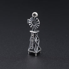 James Avery 3D Windmill Charm Sterling Silver Rare Retired HTF 1" CHS1936