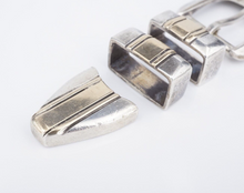 Sterling Silver 14k Gold 4pc Ranger Buckle Belt Signed Chacon Vintage M1907