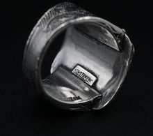 Konstantino Sterling Silver 18k Tourmaline Chalcedony Peridot Size 6.5 RS3569