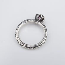 James Avery Cherished Birthstone Ring Pink Sterling Silver Size 5.5 RS3375