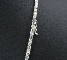 10 carat Diamond Tennis Necklace 14k White Gold 22" Stackable NG1072