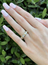 Platinum 18k Tiffany Schlumberger 16-Stone Diamond Band X Ring Size 5.5 RG4142