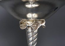 William de Matteo Sterling Silver Footed Lily Compote 6.5" Midcentury M1849