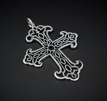 James Avery Hayden Cross Pendant Sterling Silver 2.25" HTF Rare Retired PS2005