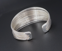 Tiffany & Co Multi-Wire Cuff Bracelet Sterling Silver 7" Retired Design BS2895