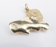 James Avery Lion Pendant Charm 14k Yellow Gold Retired Very Rare 1" PG1818