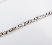 Classic 14k White Gold 1.9 carat Natural Diamond Tennis Bracelet 7.25" BG772