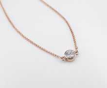 New 14k Rose Gold 0.25 carat Diamond Bolo Bracelet Adjustable 6-8" BG431