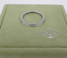 Van Cleef Platinum Diamond Eternity Band Ring Romance Sz 7 54 VCA Box RG4215