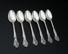 1936 Gorham King Edward Demitasse Sterling Silver Spoon Lot of 6 4.2" M1723
