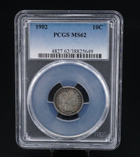 1902 Barber Dime Silver Coin PCGS 10c MS62 CN461