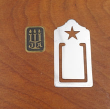 James Avery Texas Star Alamo Bookmark Sterling Silver Retired Rare M1801