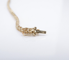 14k Yellow Gold 2.5 ctw Natural Sapphire Rainbow Tennis Bracelet 6.75" BG919