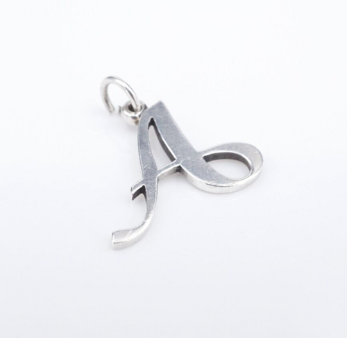 James Avery Large Script Initial A Charm Sterling Silver $58 11/16