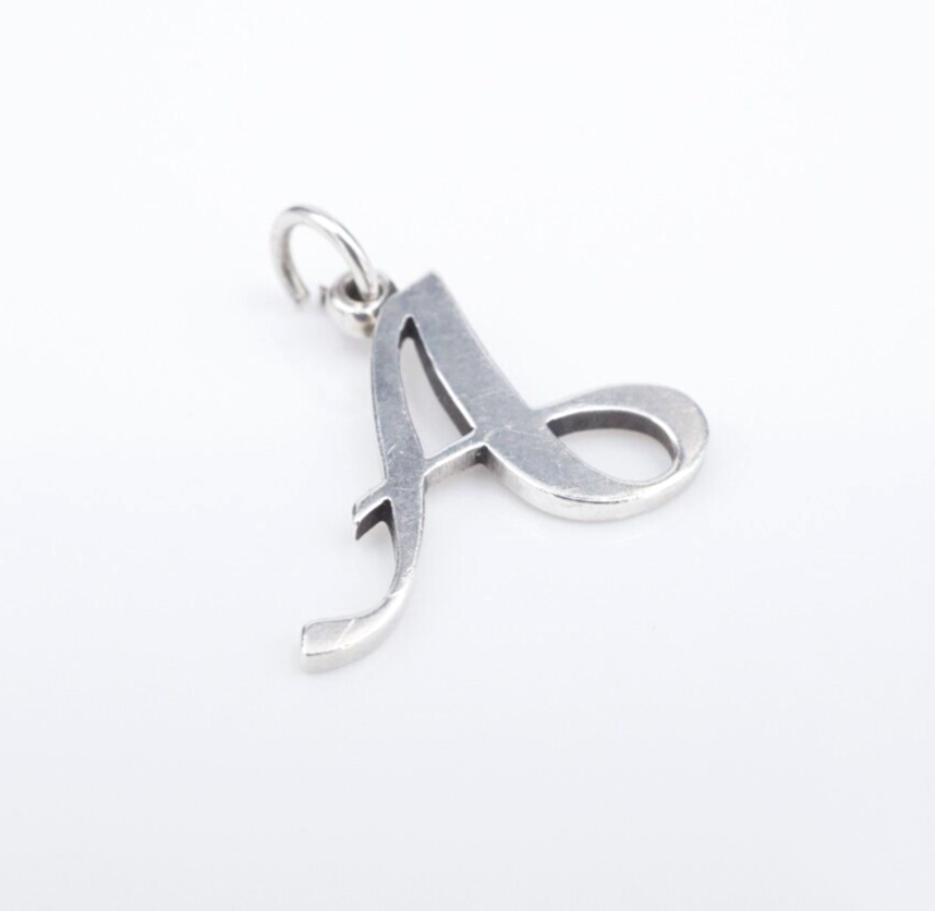 James Avery Large Script Initial A Charm Sterling Silver $58 11/16