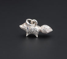 James Avery Wild Fox Charm 3D Sterling Silver 7/8" HTF Retired Uncut CHS1698