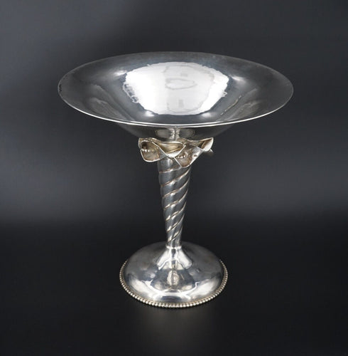 William de Matteo Sterling Silver Footed Lily Compote 6.5
