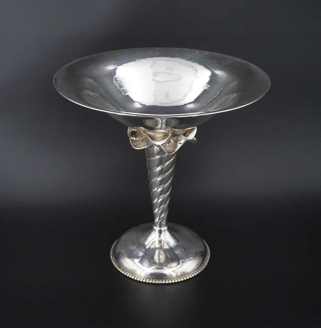 William de Matteo Sterling Silver Footed Lily Compote 6.5