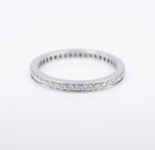 Van Cleef Platinum Diamond Eternity Band Ring Romance Sz 7 54 VCA Box RG4215