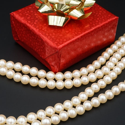 Classic 18k Yellow Gold Pearl Dual Strand Necklace Diamond Clasp 23